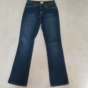 St. John's Bay Dark Blue Boot Cut Jeans Size 4L
